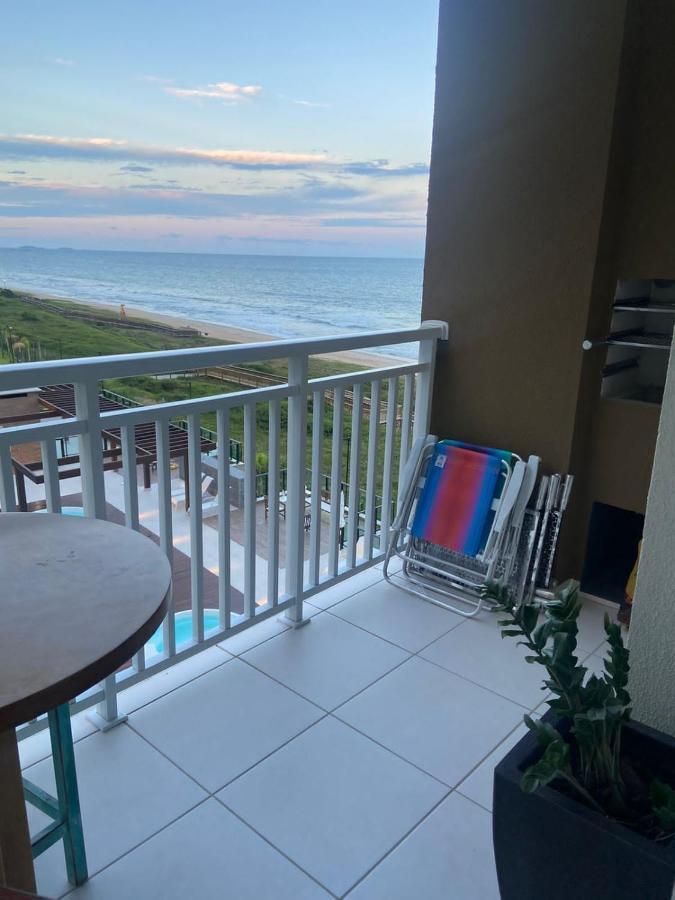 Apartamento pé-na-areia em condomínio fechado Barra Velha  Esterno foto